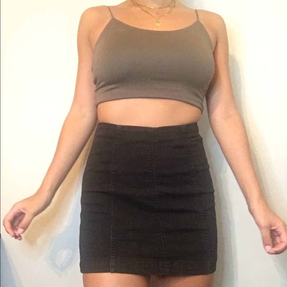 Black freepeople skirt